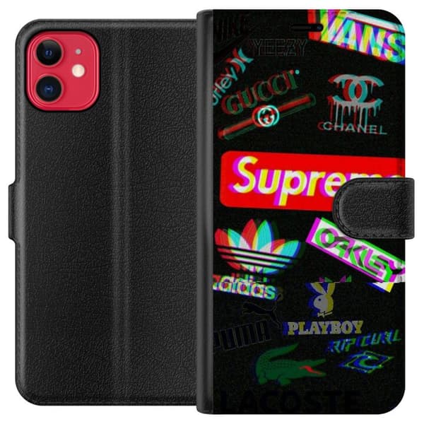 Yhteensopiva Lompakkokotelo Apple iPhone 11 3D