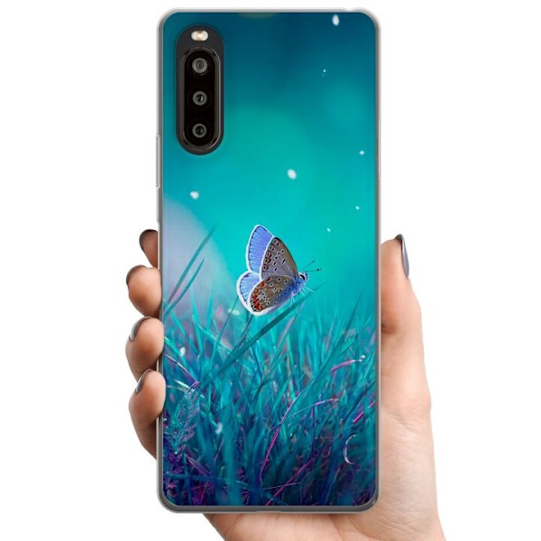 Sony Xperia 10 II TPU Mobilskal Magical Butterfly