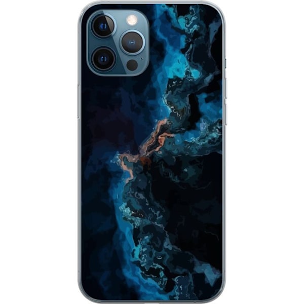 Apple iPhone 12 Pro Genomskinligt Skal Galaxy Marmor