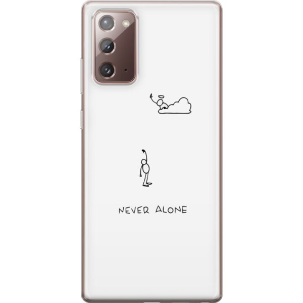 Samsung Galaxy Note20 Gennemsigtig cover Aldrig Alene