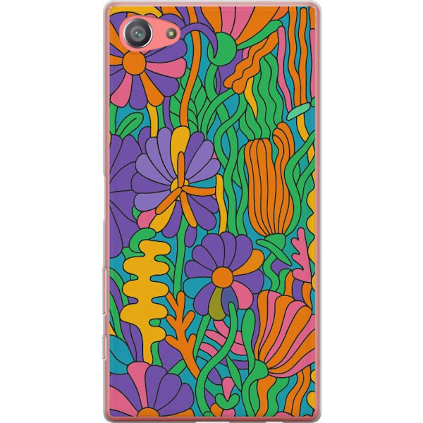 Sony Xperia Z5 Compact Gjennomsiktig deksel Color Pop