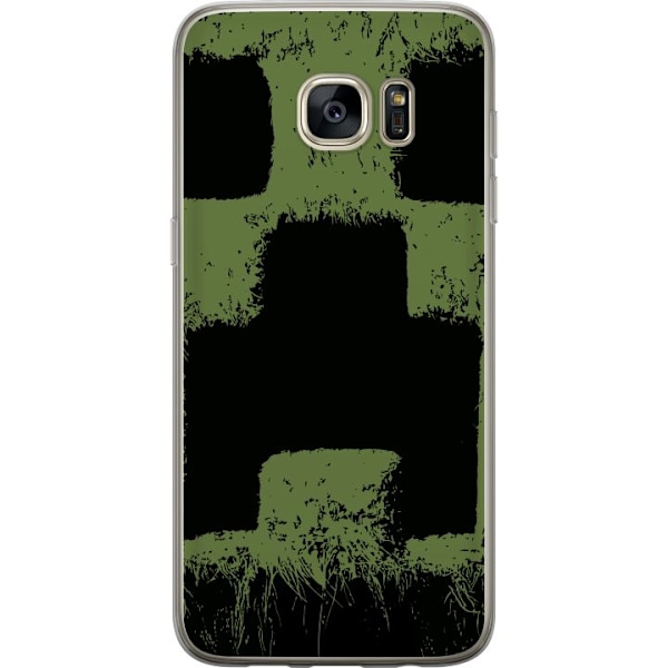 Samsung Galaxy S7 edge Läpinäkyvä kuori A Minecraft Movie