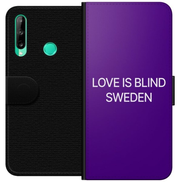 Huawei P40 lite E Lommeboketui Kjærlighet er Blind