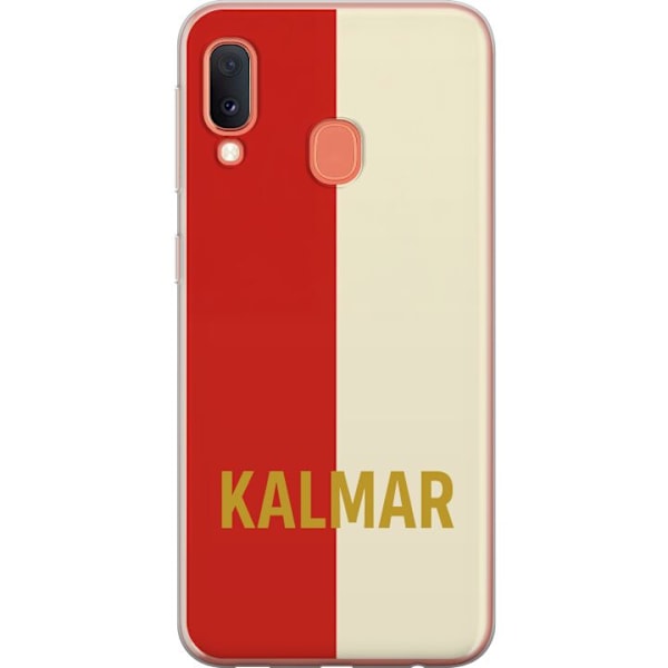 Samsung Galaxy A20e Läpinäkyvä kuori Kalmar - jalkapallo