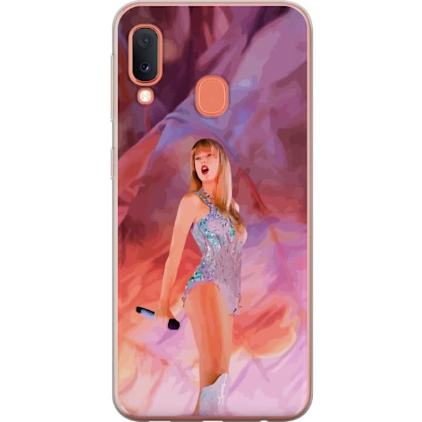 Samsung Galaxy A20e Gennemsigtig cover Taylor Swift