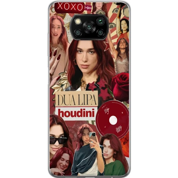 Xiaomi Poco X3 NFC Läpinäkyvä kuori Dua Lipa – Fashion & Style Edit