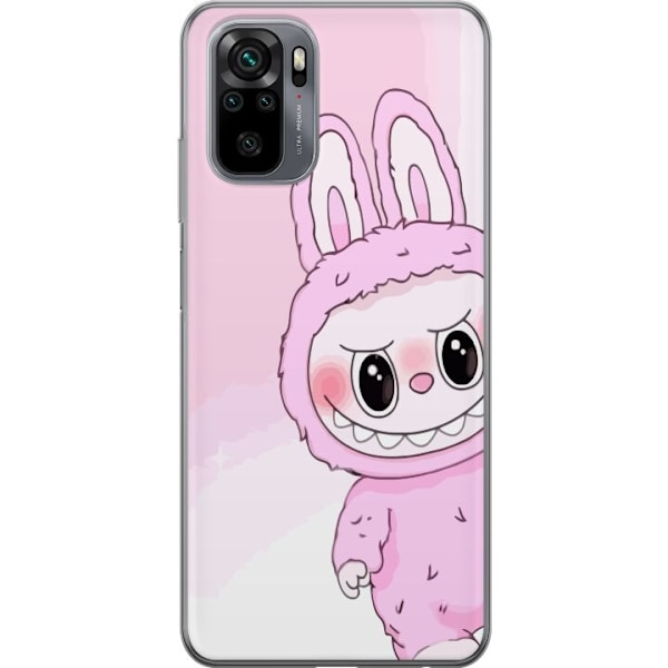 Xiaomi Redmi Note 10S Läpinäkyvä kuori Labubu Jänis-sarja