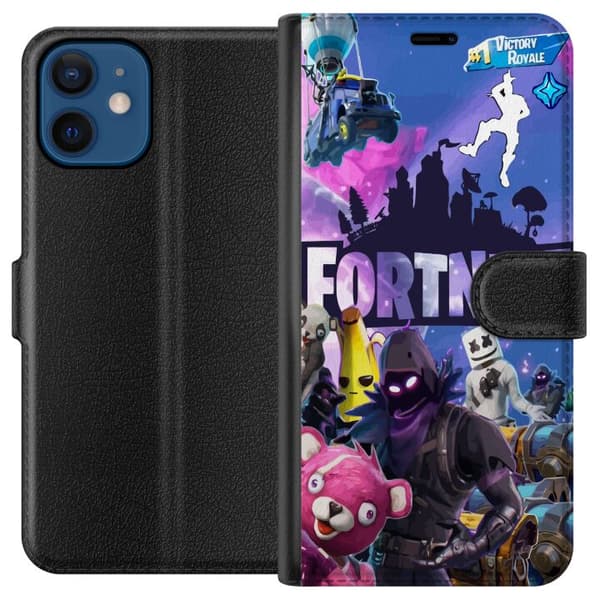 Kompatibelt Plånboksfodral till Apple iPhone 12 Fortnite