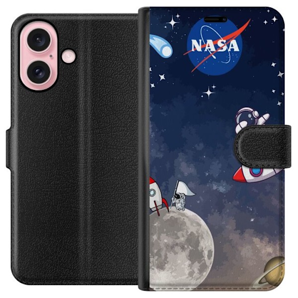 Apple iPhone 16 Tegnebogsetui NASA Rummet