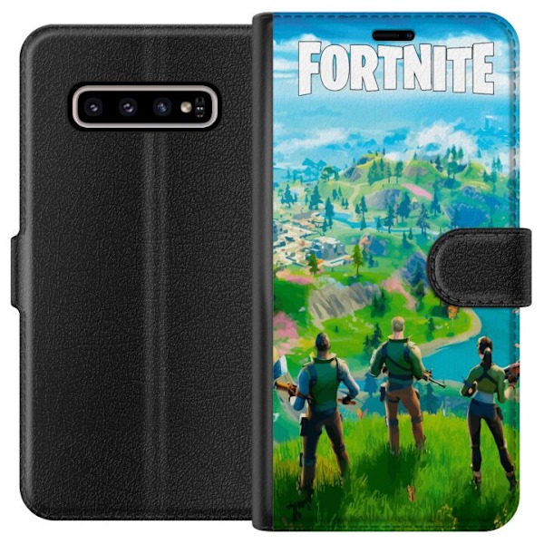 Samsung Galaxy S10+ Plånboksfodral Fortnite