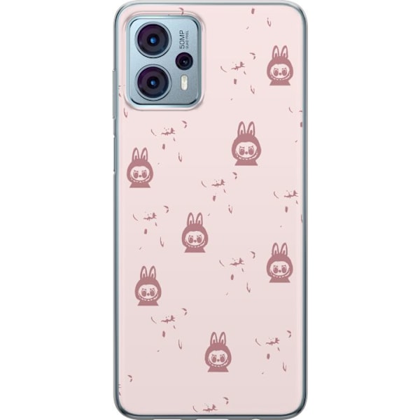 Motorola Moto G23 Läpinäkyvä kuori Labubu Neon Pop - Neonv