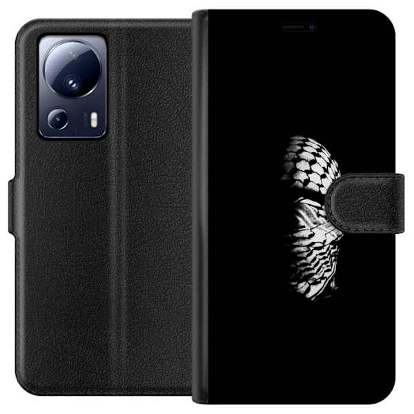 Xiaomi 13 Lite Lompakkokotelo Keffiyeh-kuviointi - klassinen p