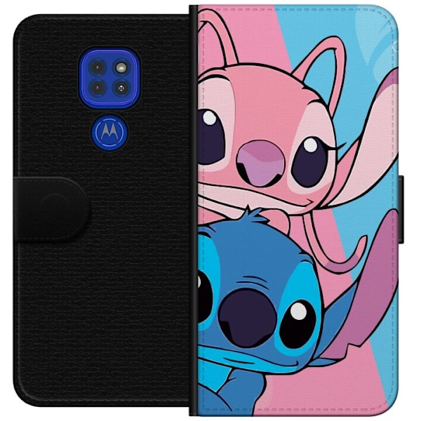 Motorola Moto G9 Play Lommeboketui Stitch & Angel