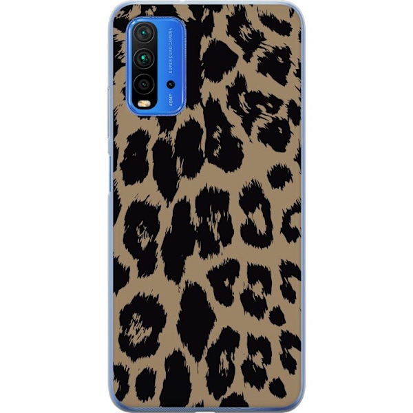 Xiaomi Redmi 9T Genomskinligt Skal Leopard