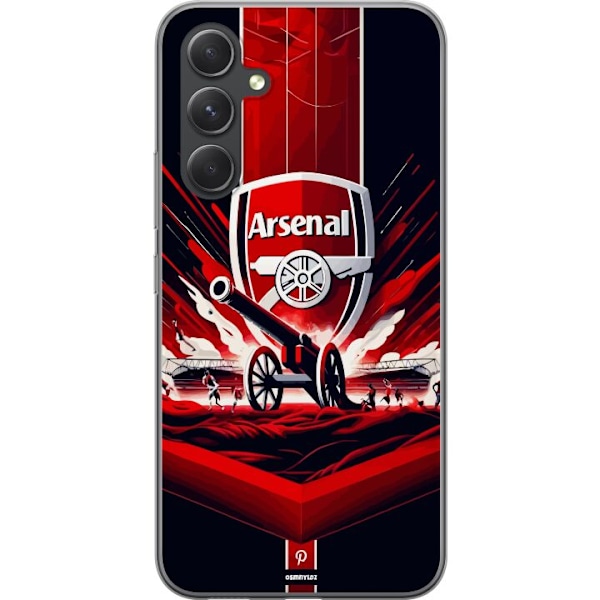 Samsung Galaxy A55 Läpinäkyvä kuori Arsenal