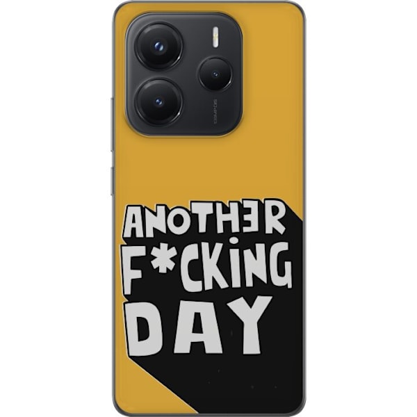 Xiaomi Redmi Note 14 Läpinäkyvä kuori Another Day Tekstimotiivi Huumori Katumuoti Graafinen Rohkea Tyyli Suosittu Elämäntapa Kaupunkimuoti Design