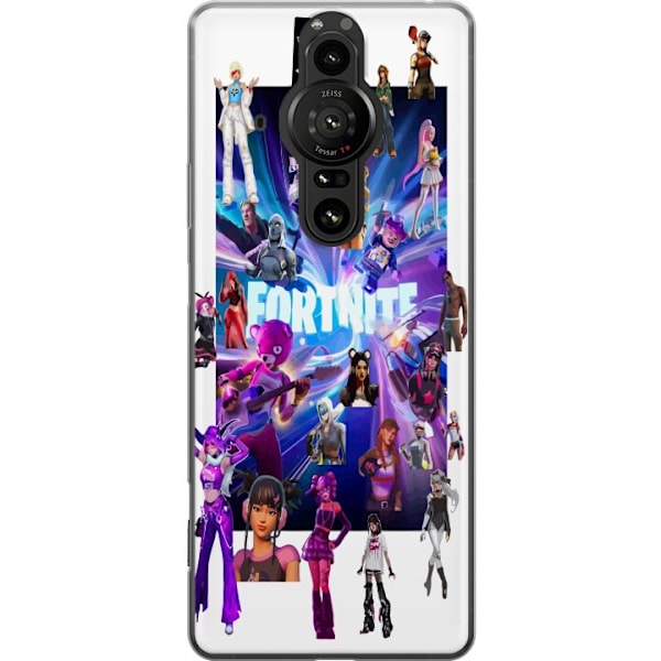 Sony Xperia Pro-I Läpinäkyvä kuori Fortnite