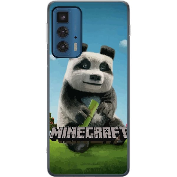 Motorola Edge 20 Pro Läpinäkyvä kuori A Minecraft Movie