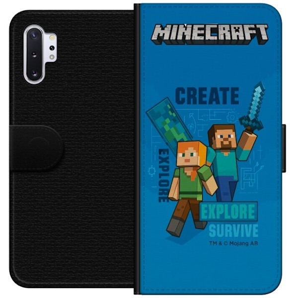 Samsung Galaxy Note10+ Tegnebogsetui Minecraft Huler