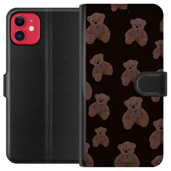 Apple iPhone 11 Plånboksfodral En björn flera björnar