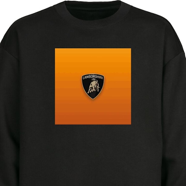 Sweatshirt for Voksen | Klassisk Collegegenser Lamborghini svart L