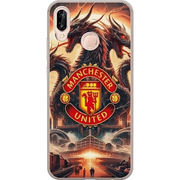 Huawei P20 lite Gennemsigtig cover Manchester United