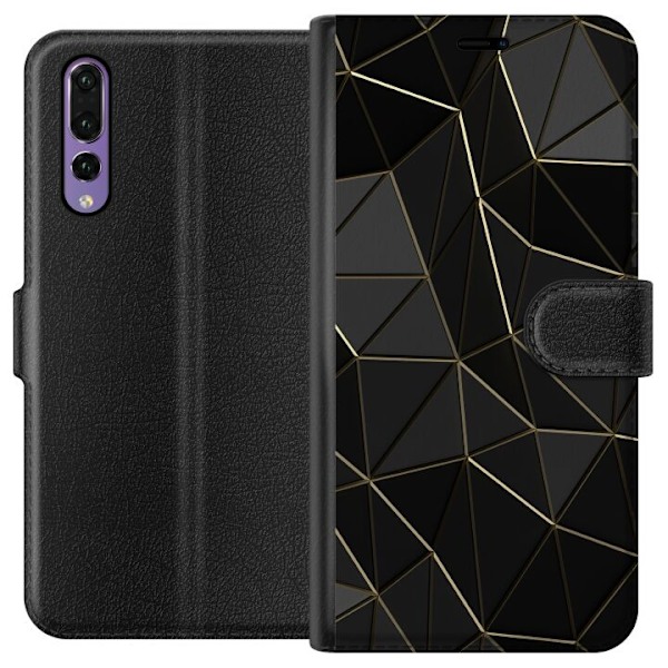 Huawei P20 Pro Tegnebogsetui Midnat