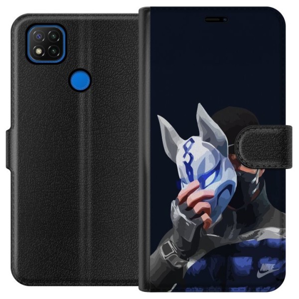 Xiaomi Redmi 9C Tegnebogsetui Fortnite - Drift