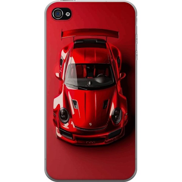 Apple iPhone 4 Läpinäkyvä kuori Porsche