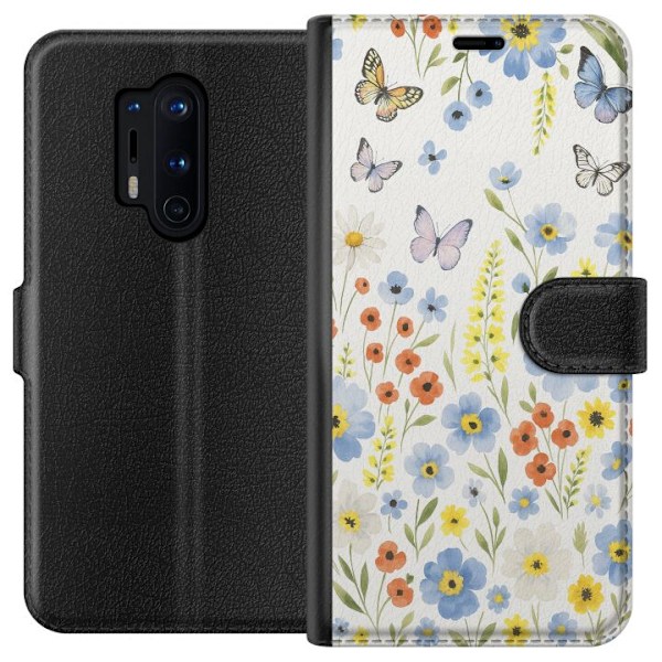 OnePlus 8 Pro Plånboksfodral Sommarblommor