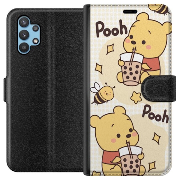 Samsung Galaxy A32 5G Lompakkokotelo Nalle Pooh - klassinen ka