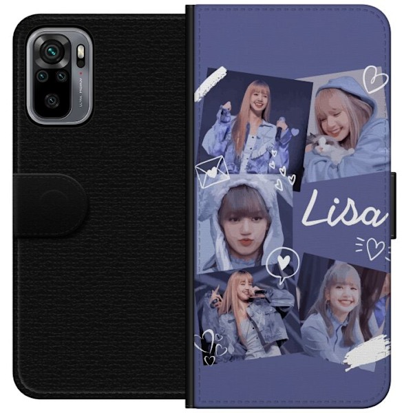 Xiaomi Redmi Note 10S Plånboksfodral Lisa Blackpink – Aesth