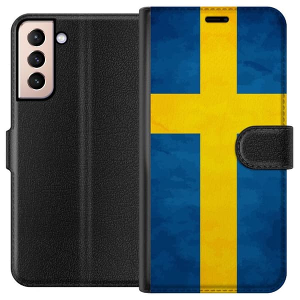 Kompatibelt Plånboksfodral till Samsung Galaxy S21 Sverige