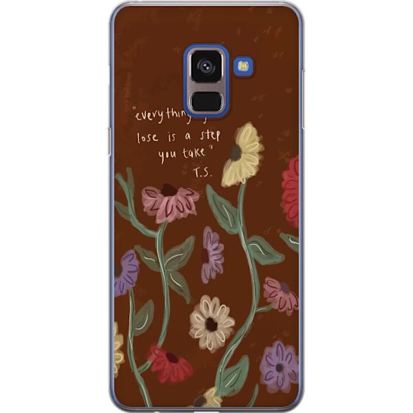 Samsung Galaxy A8 (2018) Genomskinligt Skal Blommor