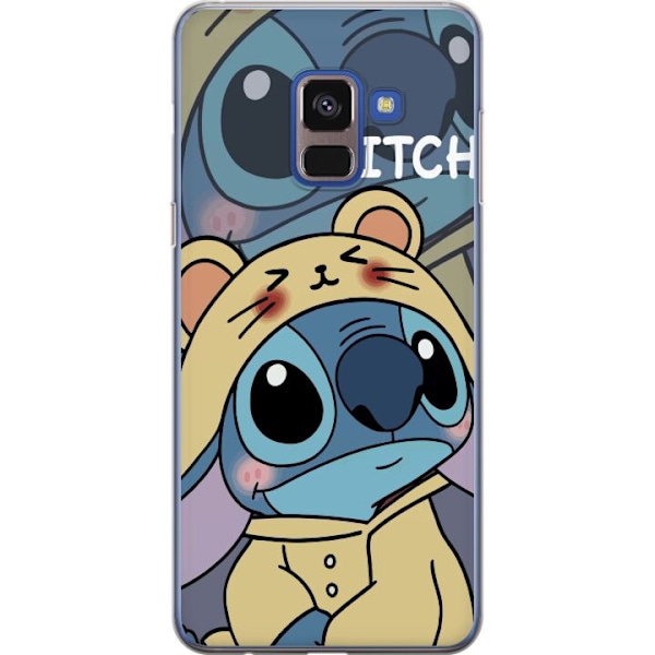 Samsung Galaxy A8 (2018) Genomskinligt Skal Stitch
