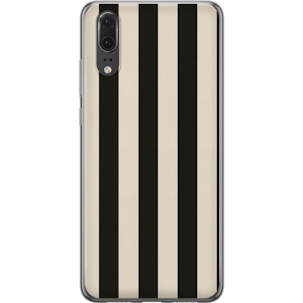 Huawei P20 Genomskinligt Skal Line Flow