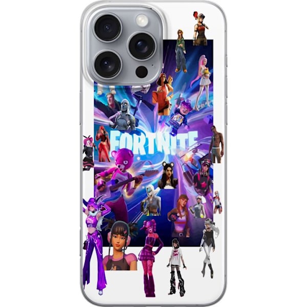 Apple iPhone 16 Pro Max Gjennomsiktig deksel Fortnite