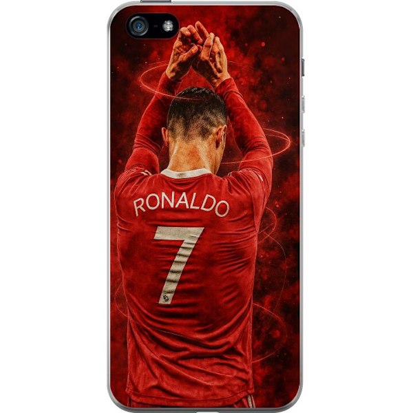 Apple iPhone 5 Läpinäkyvä kuori Ronaldo