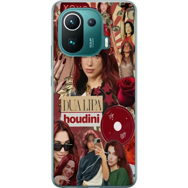 Xiaomi Mi 11 Pro Läpinäkyvä kuori Dua Lipa – Fashion & Style Edit