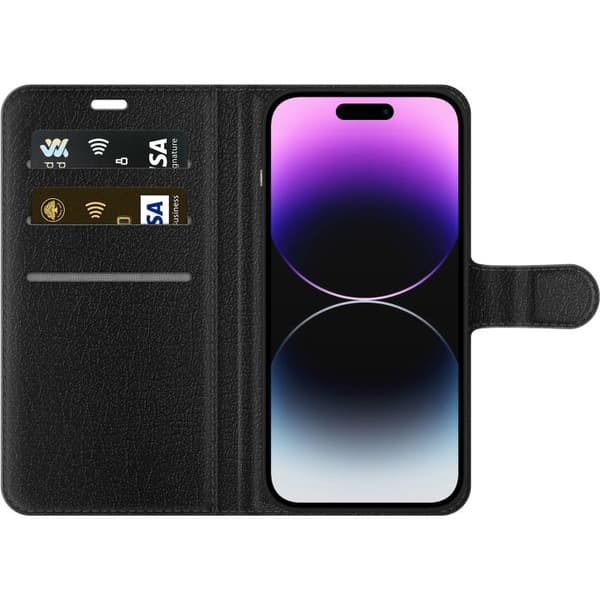 Kompatibelt Plånboksfodral till Apple iPhone 14 Pro KATSEYE rosa