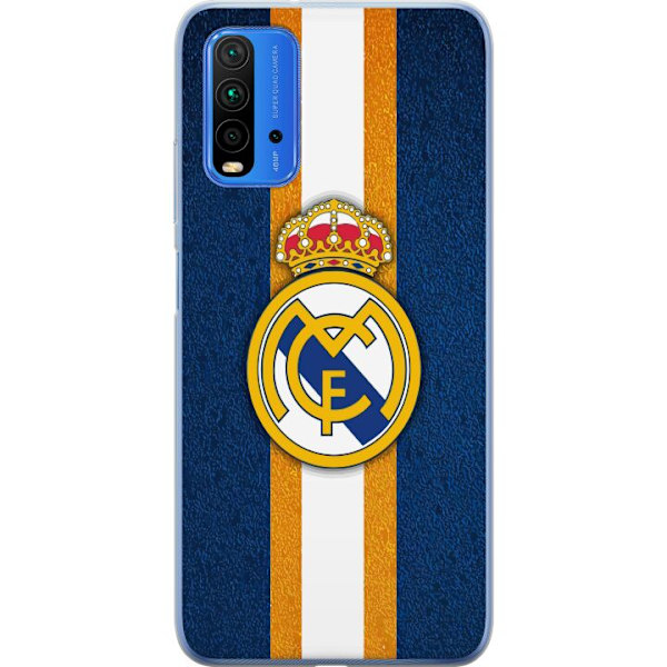 Xiaomi Redmi Note 9 4G Läpinäkyvä kuori Real Madrid CF