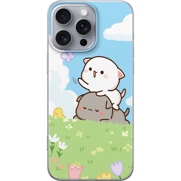 Apple iPhone 16 Pro Max Gjennomsiktig deksel Kawaii Sommerfugl