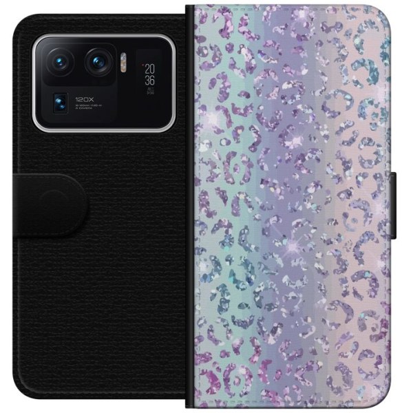 Xiaomi Mi 11 Ultra Tegnebogsetui Glitter Leopard