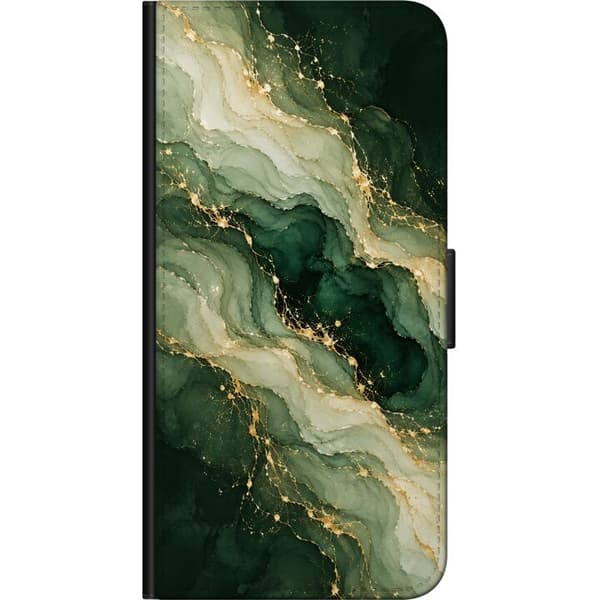 Kompatibelt Plånboksfodral till Huawei nova 8 Pro Skogsmarmor grön