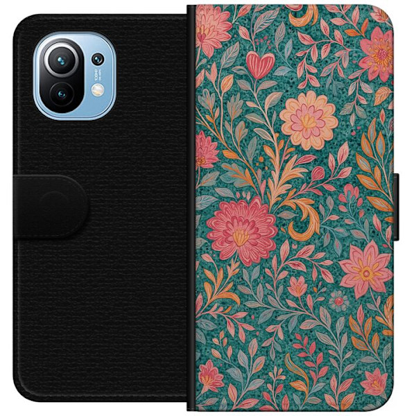 Xiaomi Mi 11 Tegnebogsetui Floral Dream