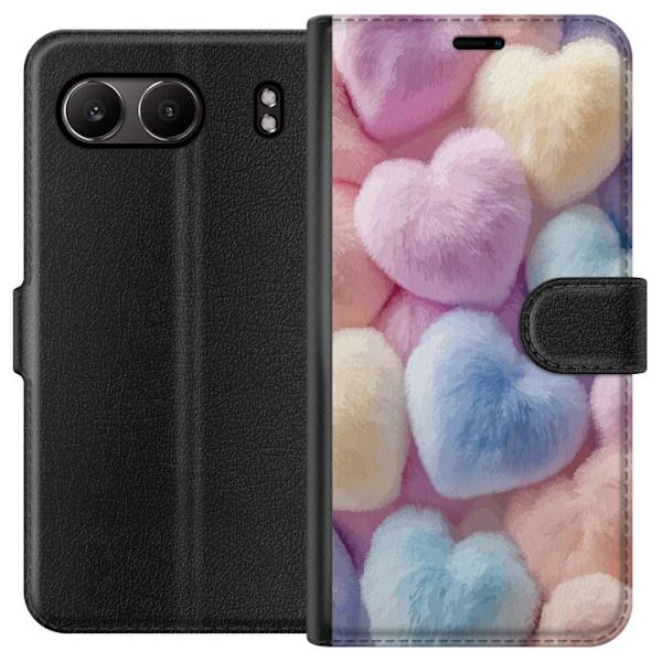 OnePlus Nord 4 Plånboksfodral Hjärtan Kärlek Grafisk Design Romantiskt Motiv Populärt Symbol Grafiskt Mönster Dekoration