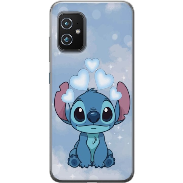 Asus Zenfone 8 Gjennomsiktig deksel Stitch Hoppande Gled - Mor