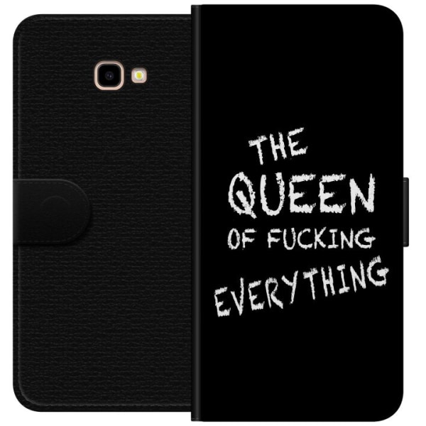 Samsung Galaxy J4+ Lompakkokotelo Kuningatar