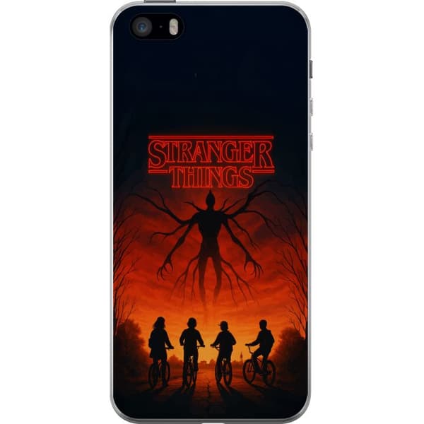 Kompatibelt Mobildeksel til Apple iPhone SE (2016) Stranger Things Eleven Mike Dustin Hawkins eventyr