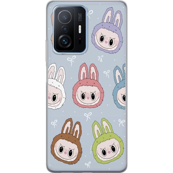 Xiaomi 11T Pro Gjennomsiktig deksel Pastel Labubu